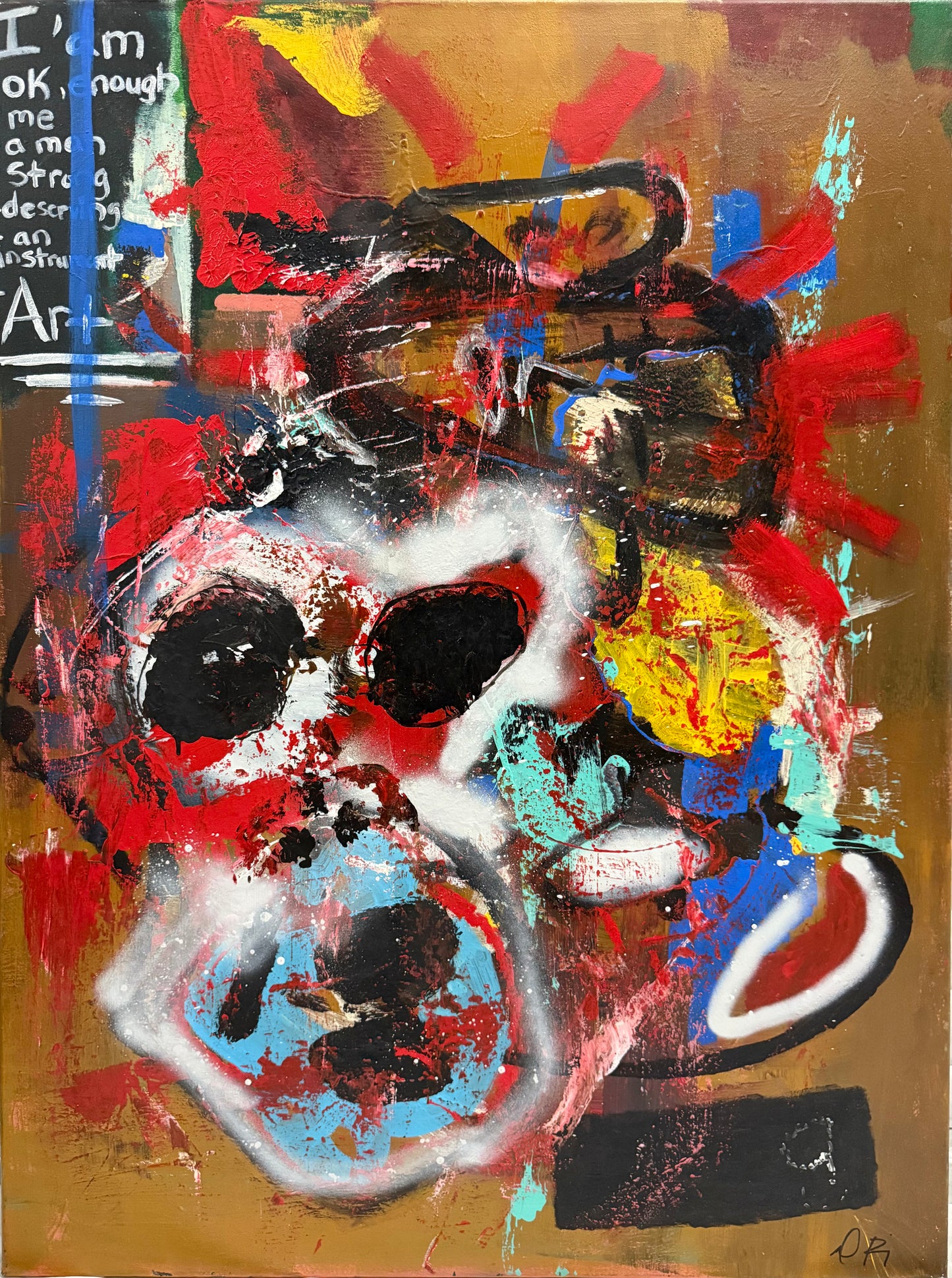 #12 - Not the 2 but the 1 "36X48” Acrylic
