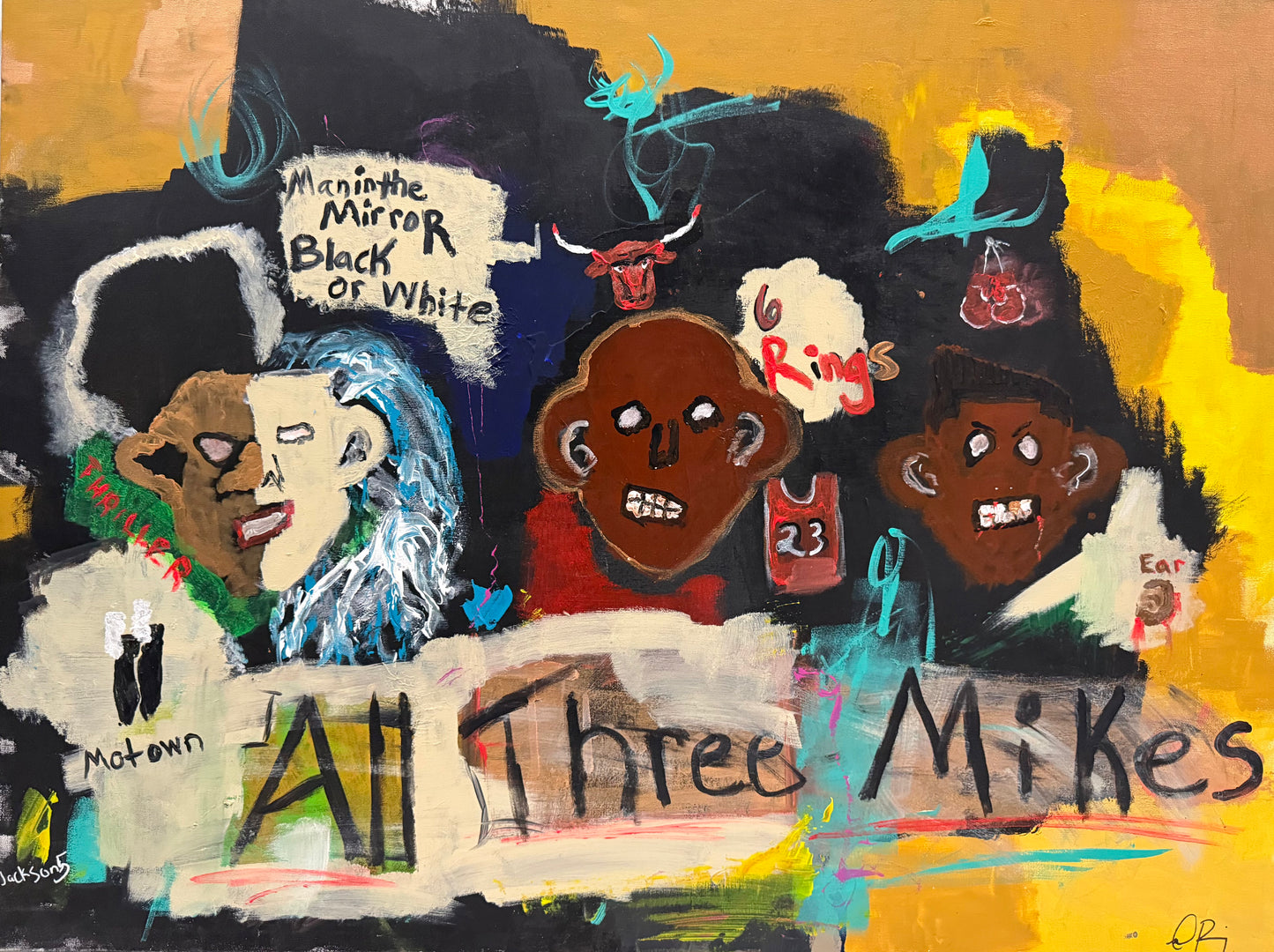 #10 - Famous Black Guys "36X48” Acrylic