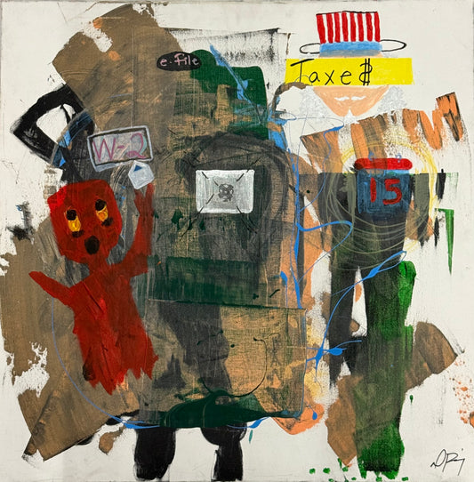 Cold Game 36X36” Acrylic