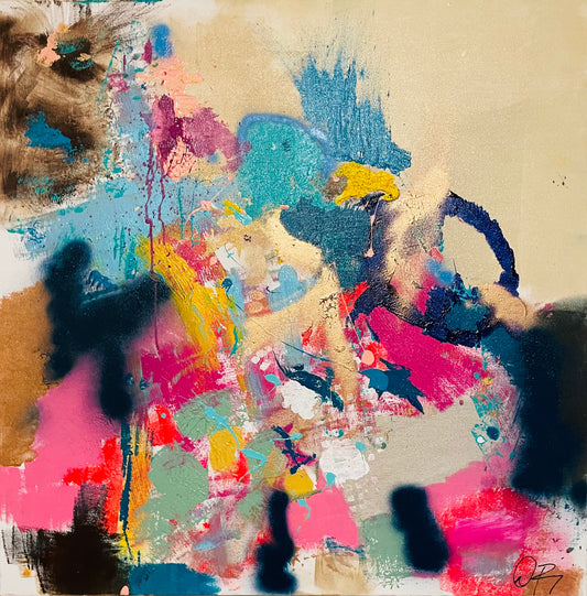 Untitled A 36x48" Oil Acrylic