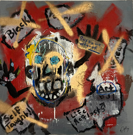 Rage Turned Into Income 36X36” Acrylic