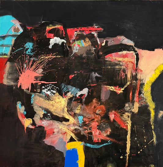Mad at Fire 36X36” Acrylic