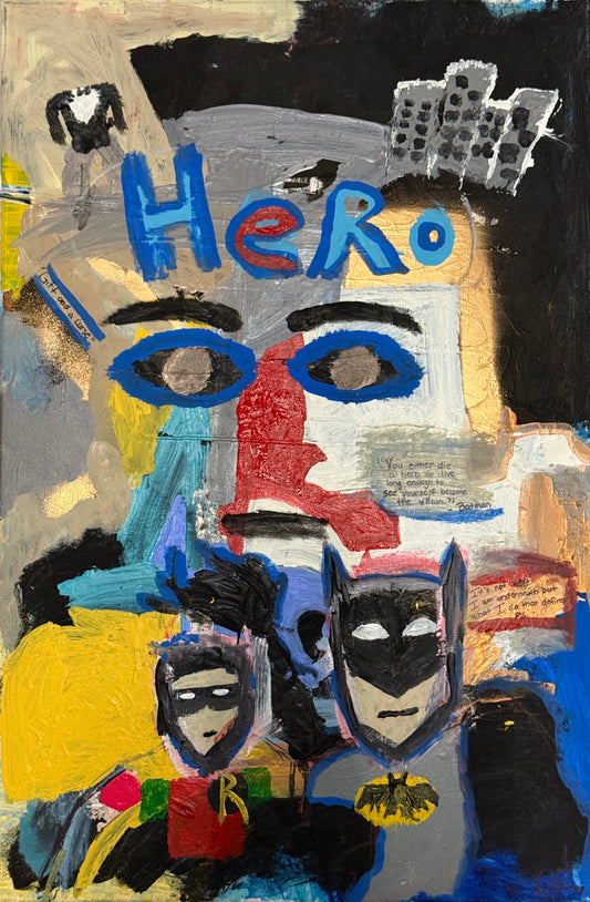 Knights Are Never Dark to a Hero "24X36” Acrylic