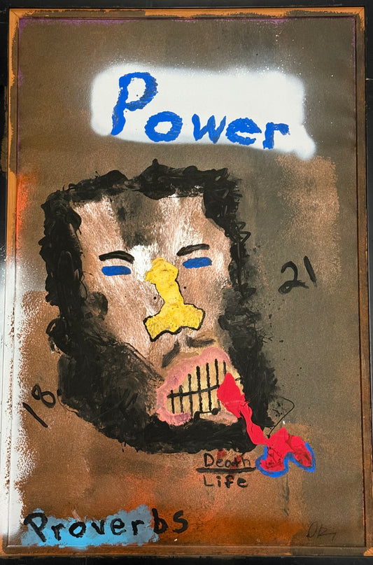Power of the Tongue "30X36” Acrylic