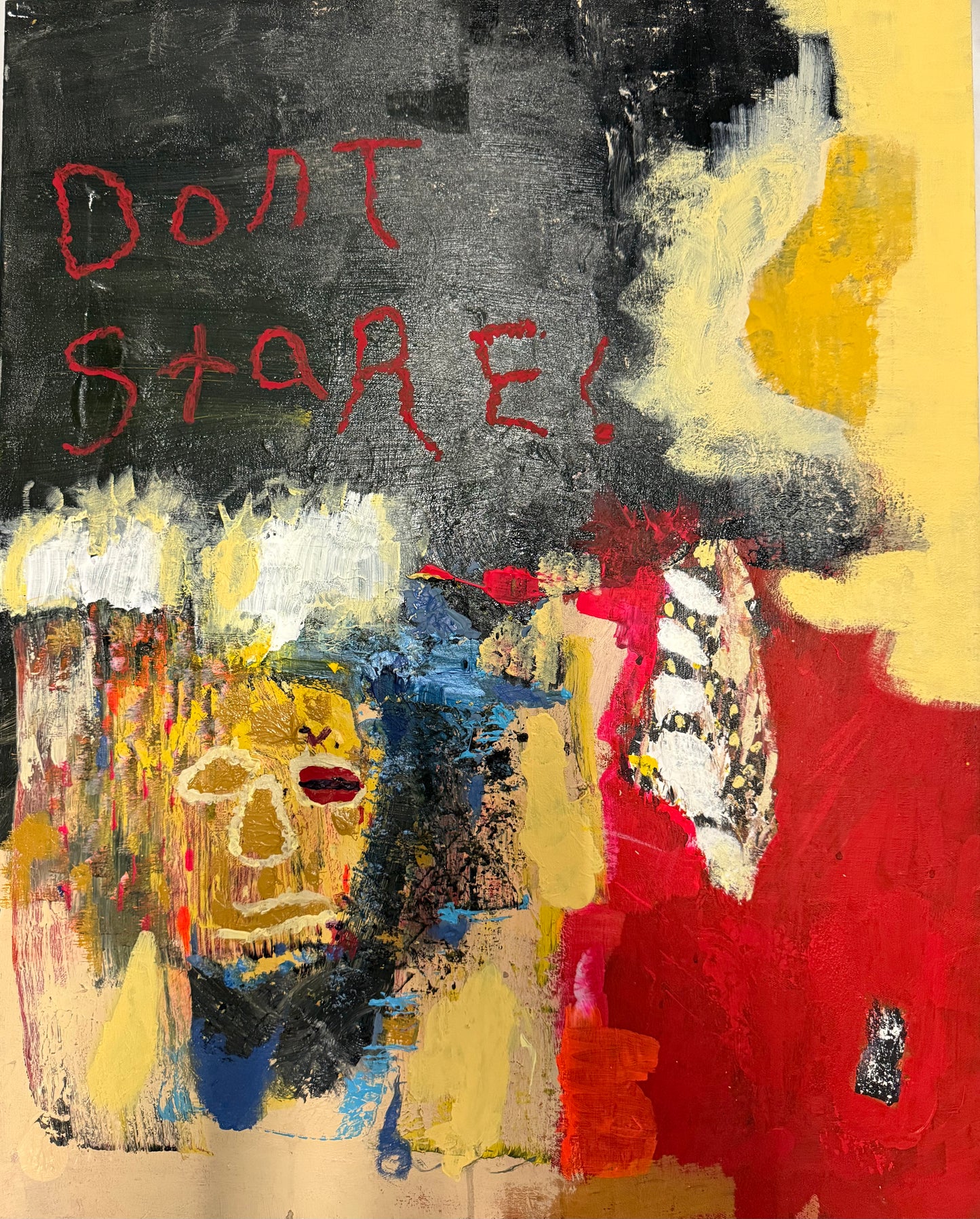 I'm Alright "18X24” Acrylic