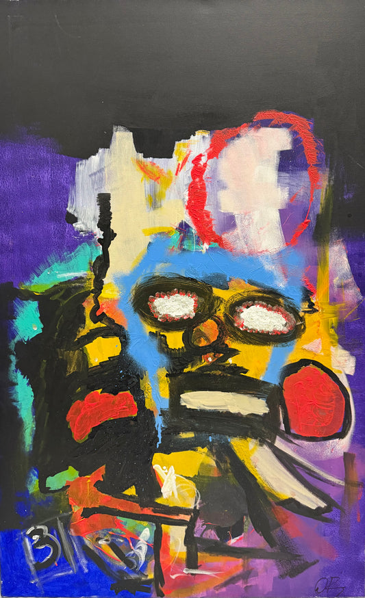 Old School Crayola "30X48” Acrylic