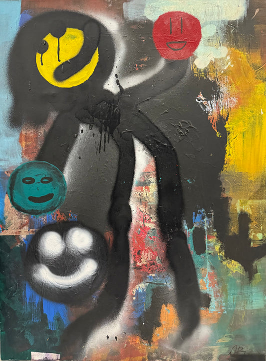 Games Are Fun "36X48” Acrylic