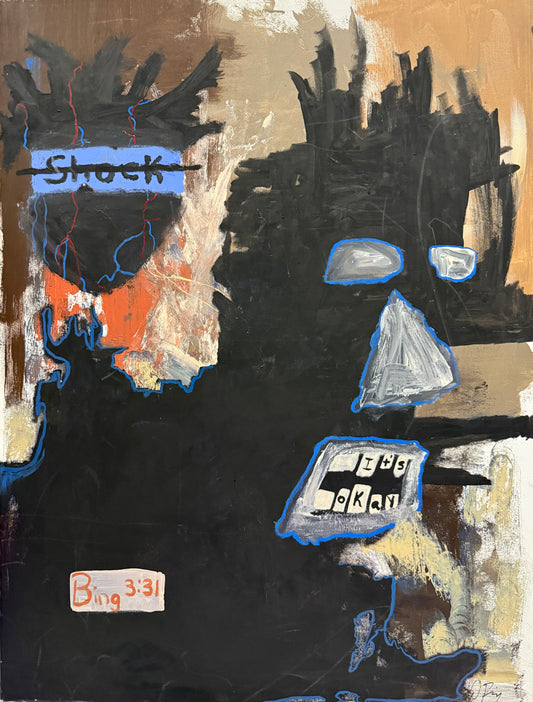 Static Shock on 2521 St. "36X48” Acrylic