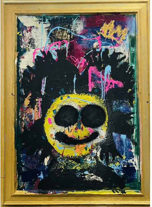 Big Brother 38x28" Oil Acrylic Framed